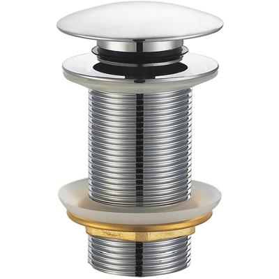 Wiesbaden Caral Verlengde Clickwaste Afvoerplug 5/4" Chroom