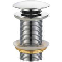 Wiesbaden Caral Verlengde Clickwaste Afvoerplug 5/4" Chroom - thumbnail