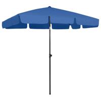 VidaXL Strandparasol 200x125 cm azuurblauw - thumbnail