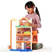 Moose Toys Bluey hammerbarn winkelcentrum speelset met licht en geluid - thumbnail