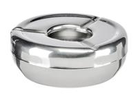 HI RVS asbak - 12 cm - Zilver - thumbnail