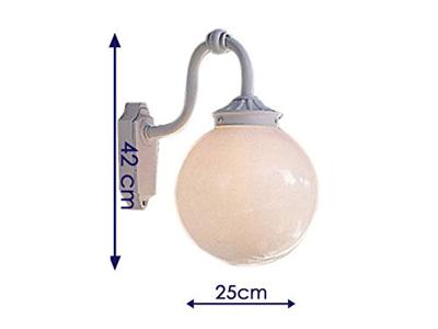 Wandlamp Arcturus neerwaarts