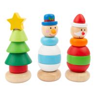 Small Foot - houten stapeltoren kerstfiguur, per stuk - thumbnail