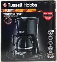 Russell Hobbs 22620-56 Textures Plus Koffiefilter apparaat Zwart - thumbnail