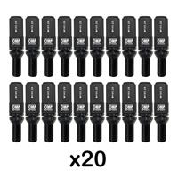 Schroevenkit OMP OMPS09971401 28 mm Zwart M14 x 1,25 - thumbnail