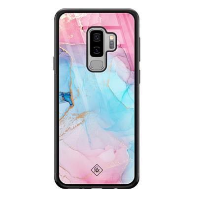 Samsung Galaxy S9 Plus glazen hardcase - Marble colorbomb