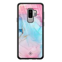 Samsung Galaxy S9 Plus glazen hardcase - Marble colorbomb - thumbnail