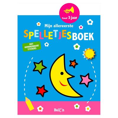 De Ballon Mijn allereerste spelletjesboek met herbruikbare stickers De Ballon Mijn allereerste spelletjesboek met herbruikbare stickers