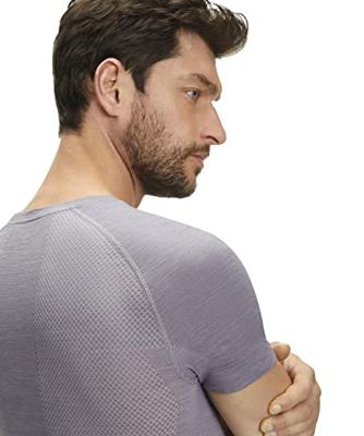 Falke Wool-Tech Light T-shirt Heren Grey-Heather M Falke Wool-Tech Light T-shirt Heren Grey-Heather M