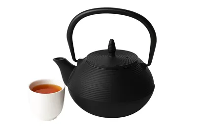 Cookinglife Theepot Sakura Tea Gietijzer Streep 800 ml Cookinglife Theepot Sakura Tea Gietijzer Streep 800 ml