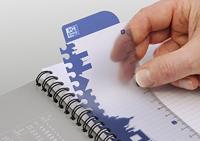 Collegeblk oxf ess a4+ ln 4g 180pag 80gr assorti | 5 stuks - thumbnail