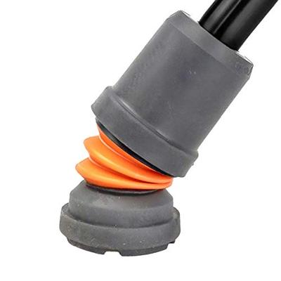 Flexyfoot stokdop | 25 mm | Wandelstokdop | Schokabsorberend | Grijs | PR30043-G