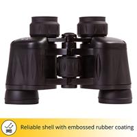 Levenhuk Atom 8x30 Water-Resistant Binoculars with Fully-Coated BK-7 Glass Optics, Strap and Carrying Bag, Adaptable to a Tripod - thumbnail