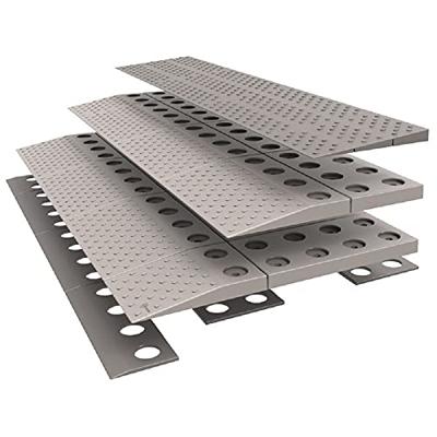 Drempelhulp modulair systeem | 2 Laags - 84 x 33 x 4 cm | Voor rollator en rolstoel | Drempelhulpen | Oprijplaten | SecuCare | PR30331
