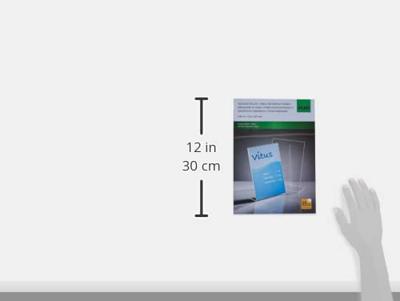 Sigel TA210 TA210 Tafelstatief L-vorm Voor papierformaat: DIN A4 Glas (helder) 1 stuk(s)