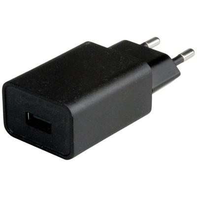 VALUE USB-oplader met eurostekker, 1-poort (Type A), 12W