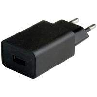 VALUE USB-oplader met eurostekker, 1-poort (Type A), 12W - thumbnail