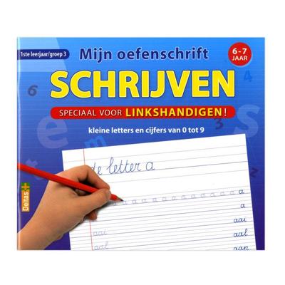 Deltas Mijn oefenschrift schrijven (voor linkshandigen)