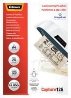Fellowes lamineerhoes Capture125 ft A4, 250 micron (2 x 125 micron), pak van 25 stuks - thumbnail
