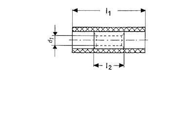 Klauke 669 Stootverbinder Voor flexibele aders 0.10 mm² 0.40 mm² Volledig geïsoleerd Geel 1 stuk(s) Piece