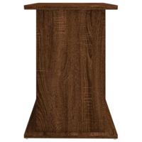 Aquariumstandaard 121x41x58 cm bewerkt hout bruineikenkleurig - thumbnail