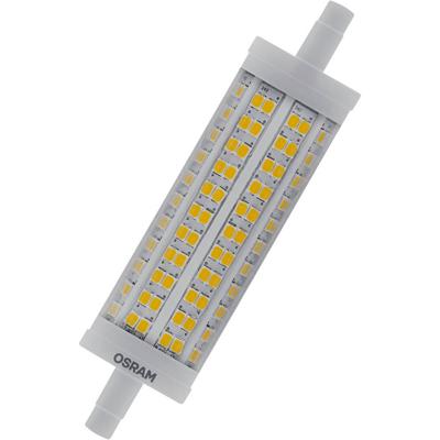 OSRAM HOMELIGHTING 4058075432574 LED-lamp Energielabel E (A - G) R7s Ballon 18.2 W = 150 W Warmwit (Ø x h) 28 mm x 118 mm Dimbaar 1 stuk(s)