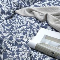 Cinderella Lotta Dekbedovertrek Katoen Blauw-2-persoons (200 x 200/220 cm) - thumbnail