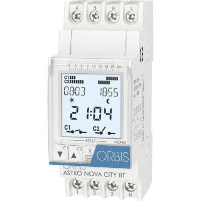 ORBIS Zeitschalttechnik ASTRO NOVA CITY 230 V DIN-rail schakelklok Digitaal 230 V/AC