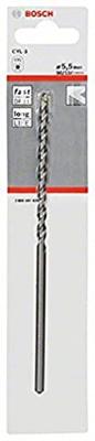 Bosch Accessories CYL-3 2608597678 Carbide Beton-spiraalboor 5.5 mm Gezamenlijke lengte 150 mm Cilinderschacht 1 stuk(s) Bosch Accessories CYL-3 2608597678 Carbide Beton-spiraalboor 5.5 mm Gezamenlijke lengte 150 mm Cilinderschacht 1 stuk(s)