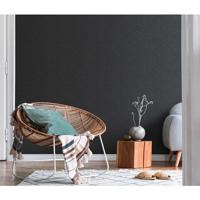 Dutch Wallcoverings Behang Carat Deluxe Uni Zwart 10079-15 - thumbnail