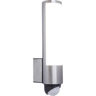 Buitenlamp voordeur met sensor Lutec &apos;Leda&apos; led lamp warm wit 3000k 35 cm