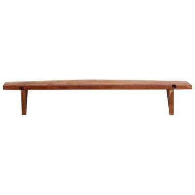 Wandschappen 2 st 110x20x18 cm massief acaciahout