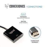 Adapter DisplayPort naar HDMI iggual IGG318041 - thumbnail