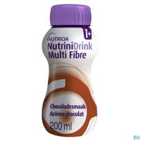 NutriniDrink Multi Fibre Chocoladesmaak Flesje 200 ml - thumbnail