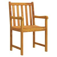 Tuinstoelen 2 st massief acaciahout - thumbnail