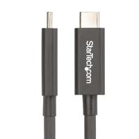 StarTech.com 2m Actieve Thunderbolt 4 Kabel, 40Gbps, 100W PD, 4K/8K Video, Intel-Certified Thunderbolt Kabel, Compatibel met USB4/TB4/ USB 3.2/ USB Type-C/DisplayPort/TB3 (A40G2MB-TB4-CABLE) - thumbnail