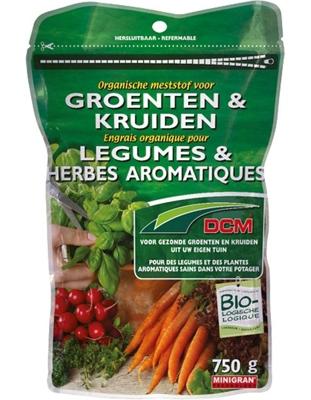 DCM Mest voor groenten en kruiden 0.75 kg DCM Mest voor groenten en kruiden 0.75 kg