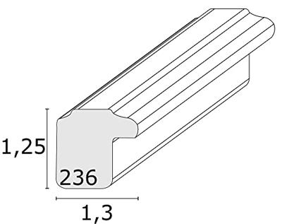 Deknudt Donkerbruine houten fotokader 15x20 S236H3