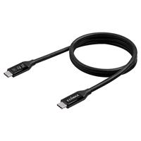 EDIMAX UC4-010TB V2 USB-kabel USB 4.0, Thunderbolt 3 USB-C stekker 1.00 m Zwart - thumbnail