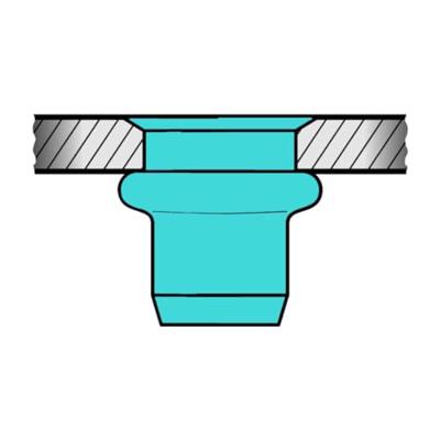 Gesipa Blindklinkmoer | klinknagelschacht d x l 7 x 12,5 mm M5 | RVS A2 kleine kop | 500 stuks - 1433728 1433728 Gesipa Blindklinkmoer | klinknagelschacht d x l 7 x 12,5 mm M5 | RVS A2 kleine kop | 500 stuks - 1433728 1433728