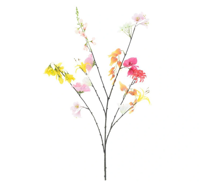 Mixed flower spray mixed cream 119 cm kunstbloem Erutan Avon - Erutan avon - thumbnail