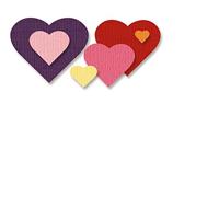 Vaessen Creative • snijmallen harten 6st. - thumbnail