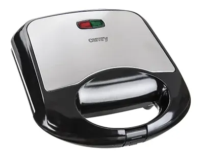 Camry Premium CR 3018 sandwich maker 700 W Zwart, Zilver