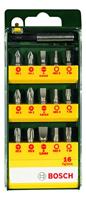 Bosch Accessories Promoline 2607019453 Bitset 15-delig Plat, Kruiskop Phillips, Kruiskop Pozidriv, Binnen-zesrond (TX), Inbus - thumbnail