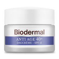 Biodermal Anti Age 40+ Dagcrème met hyaluronzuur en vitamine C - met SPF15 - thumbnail
