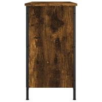 Tv-meubel 100x35x65 cm bewerkt hout gerookt eikenkleurig - thumbnail