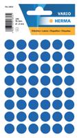 Etiket herma 1853 rond 13mm donkerblauw 240st - thumbnail