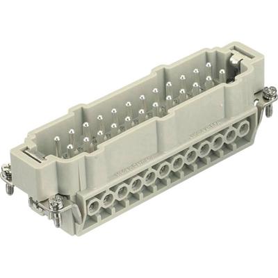 HARTING 09330242611 Pin-inzetstuk Han® E 24 + PE Schroeven 1 stuk(s) Piece