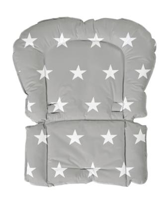 roba 318060F190 stoelkussen Grijs, Wit Zitting- & rugkussen