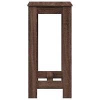 Bartafel 51x50x103,5 cm bewerkt hout bruin eikenkleurig - thumbnail